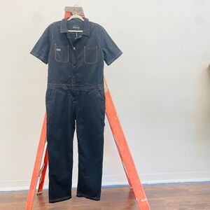 Wildfang - size Medium, black short sleeved coverall